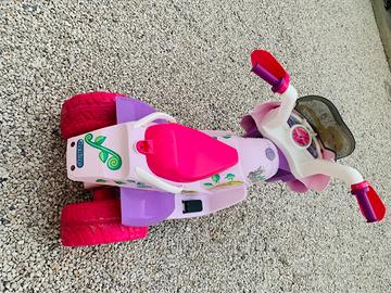 Moto elettrica Barbie