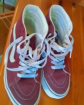 Vans platform bordeaux 