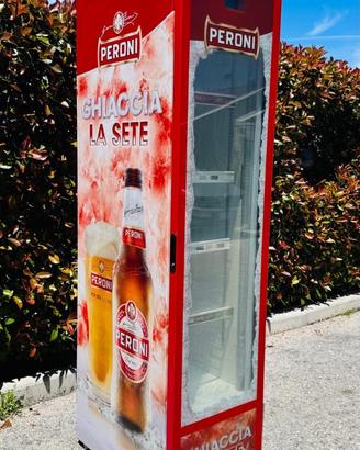 Frigo vetrina PERONI colonna Led bibite feste mare