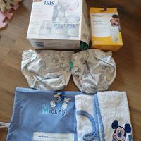 Tiralatte manuale, sacchetti latte