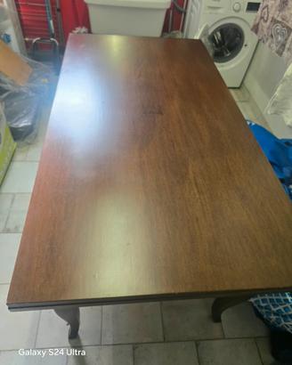 Tavolo in legno massiccio arte povera