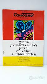Caudano guida primavera 1972 catalogo vintage