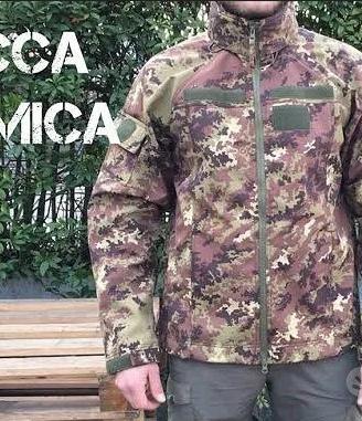 Soft Jacket Wind Stopper camuflage tg L e XL