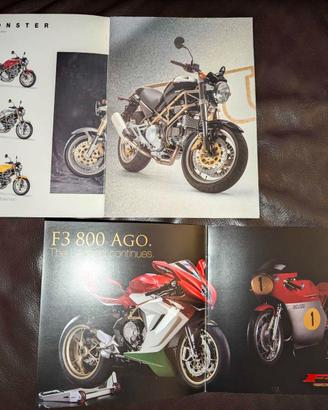 Brochure Mv Agusta F3 800 Ago & Ducati Monster.