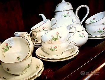 Vintage SERVIZIO IMPERO BAVARIA TAZZE tè/tisana x8