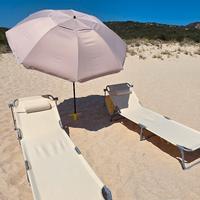Ombrellone + 2 Lettini spiaggia