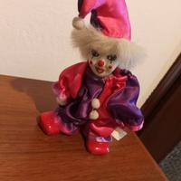 Bambola Clown in Porcellana Collezione