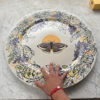 Piatto in ceramica di vietri firmato