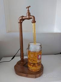 Lampada artistica in resina