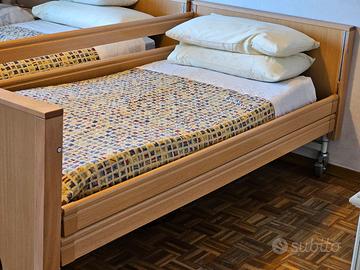 Letto elettrico con materasso antidecubito 