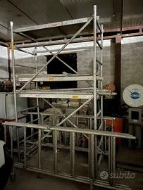 Trabattello in alluminio 8m