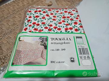 Tovaglia rettangolare 100% cotone nuova