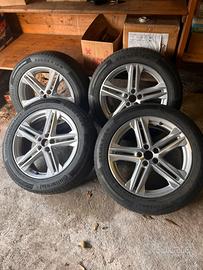 4 CERCHI ORIGINALI AUDI 19’ + 4 PNEUMATICI CONTINE