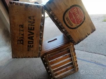 cassette di legno birra