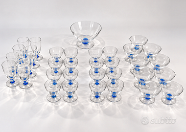 Set bicchieri e coppette in vetro – 34 pezzi