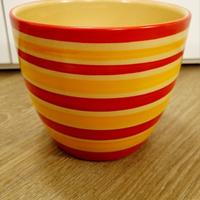 Coprivaso in Ceramica Scheurich - Rosso Giallo