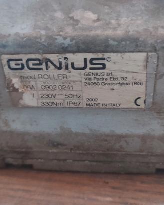 motore genius roller cancello faac