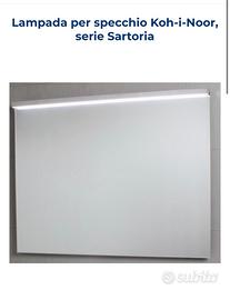 Koh-I-Noor Luce specchio bagno 50cm mod Sartoria