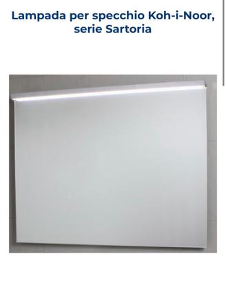Koh-I-Noor Luce specchio bagno 50cm mod Sartoria