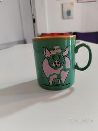 tazza Just Mugs Verde in ceramica da collezione 