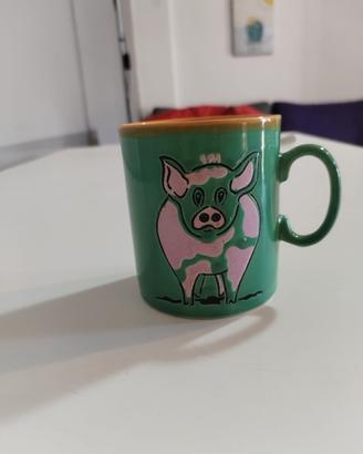 tazza Just Mugs Verde in ceramica da collezione 