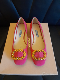 Scarpe Prada rosa originali numero 35