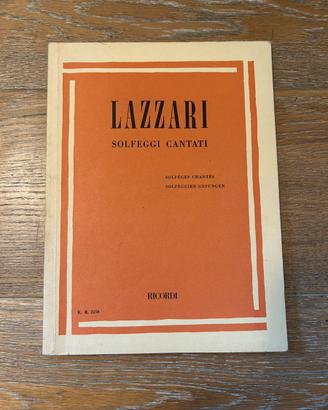Libro Solfeggi Cantati