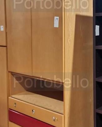 Codice: 272422 ARMADIO 2 ANTE + 4 CASSETTI COLORE