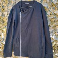 Maglione nero elegante con zip Angel Devil