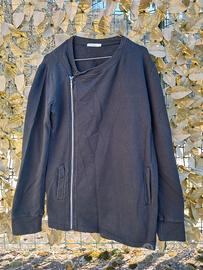 Maglione nero elegante con zip Angel Devil