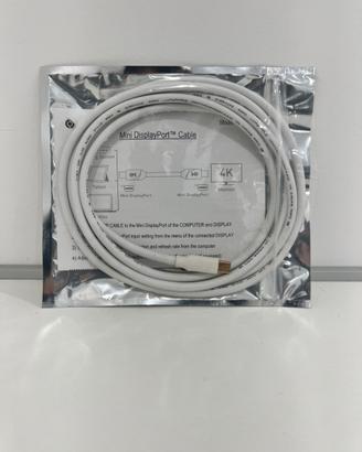 Cavo 2mt Mini DisplayPort a Mini DisplayPort 4K