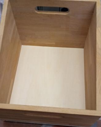 Cassette portapane in legno