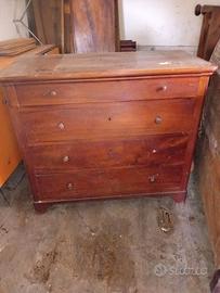 Como' in legno di noce e altro