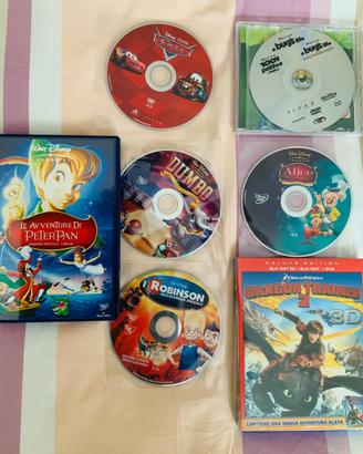 Dvd e Bluray film animazione Disney Pixar