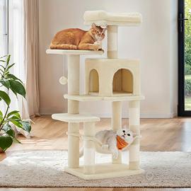Albero per gatti,Torre condomini48 x 48 x 136 cm