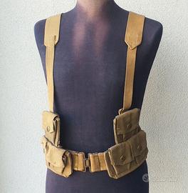 Cinturone giberne kaki Enfield Garand E.I. anni'50