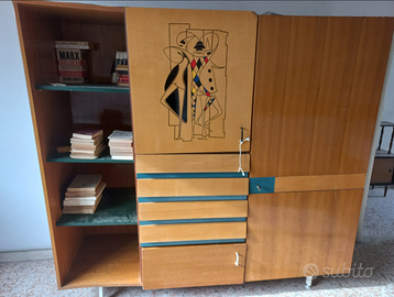 Armadio e letto per Camera singola