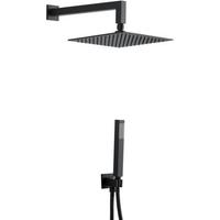 Kit soffione nero - Kit soffione doccia