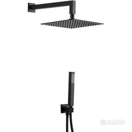 Kit soffione nero - Kit soffione doccia