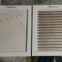 Porta orecchini e foto