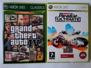 GTA IV + Burnout Paradise Xbox 360