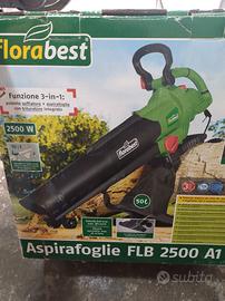 Soffiatore+aspirafoglie con trituratore integrato