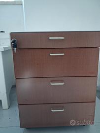 cassettiera con ruote ufficio