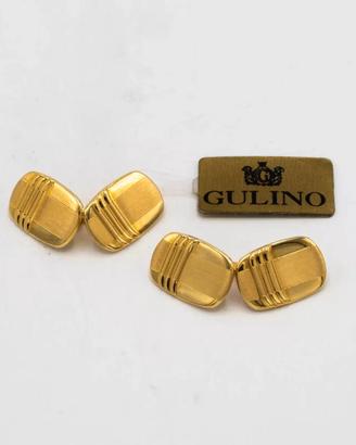 Gemelli in oro giallo 18 kt gold cufflinks E.46