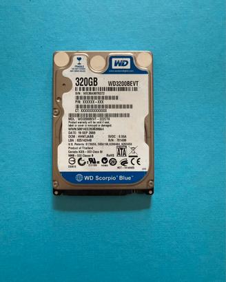 Hard Disk Western Digital Scorpio Blue 320GB