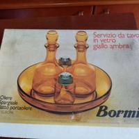 servizio da tavola in vetro vintage anni 70