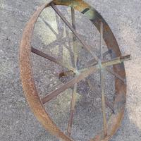 ruota vintage carriola 