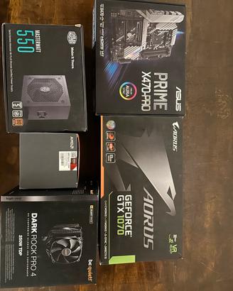 PC fisso gaming/editing Ryzen 7 + GTX 1070