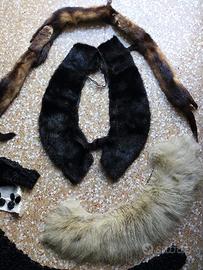 Pelliccia Astrakan, Stola Visone, Bottoni Vintage