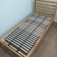 Letto singolo Ikea con doghe